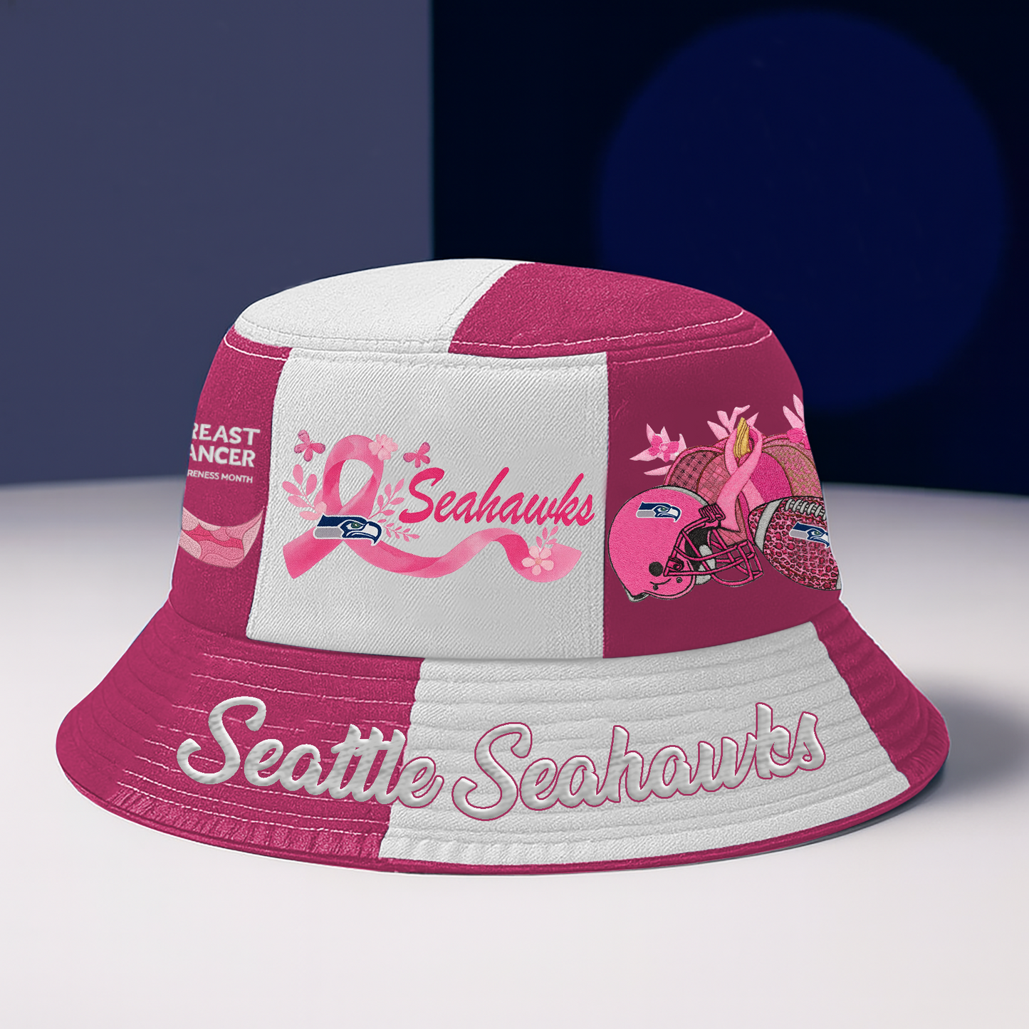 SS Breast Canncer Premium Bucket Hat DDT CTND