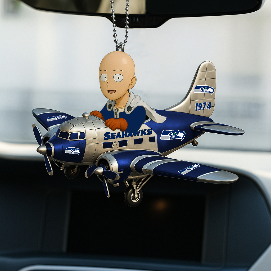 SS NFL x One-Punch Man Premium Car Hanging Ornament DDT HLP