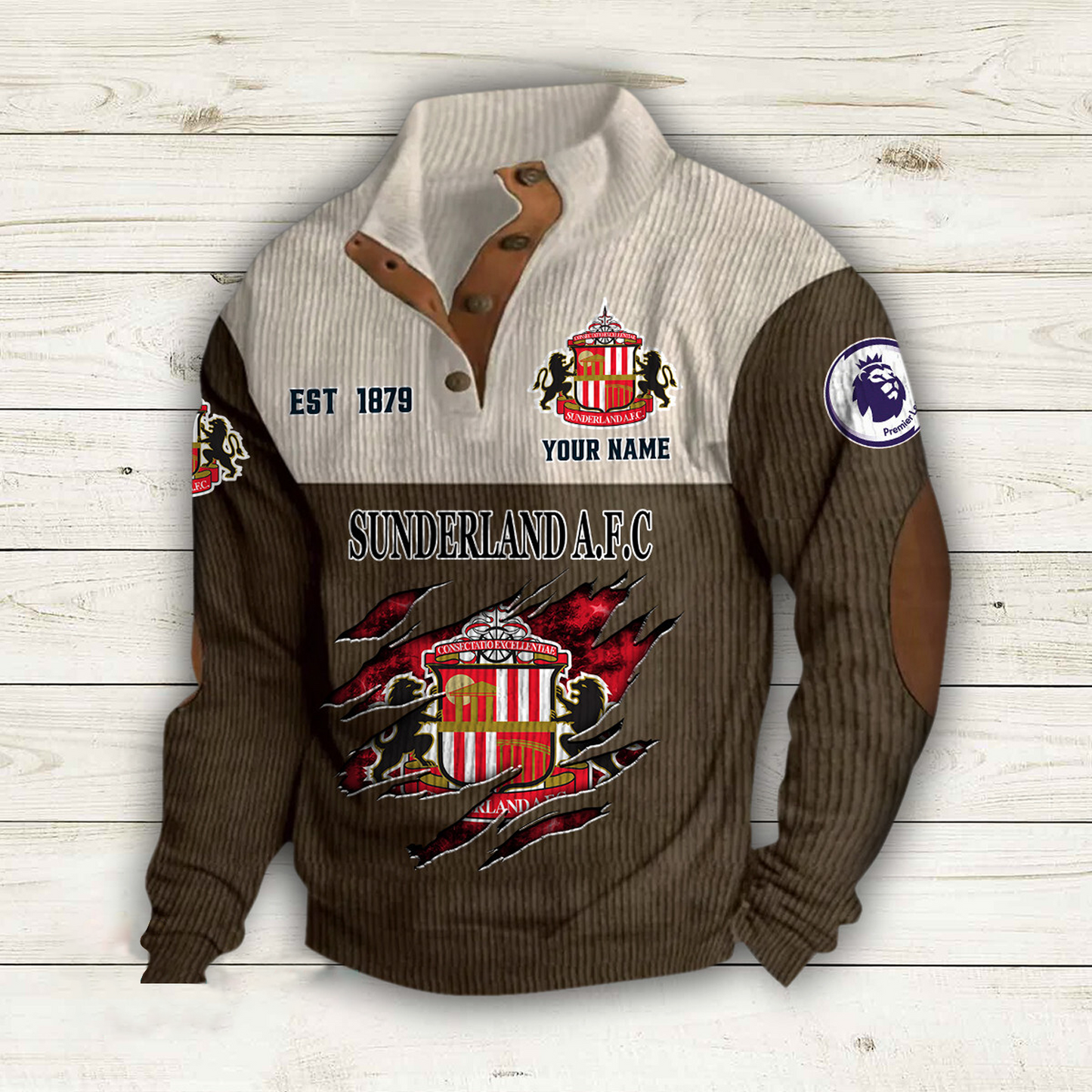 SUN  x EPL Double Breasted Stand Collar Hoodies DATND TANTD