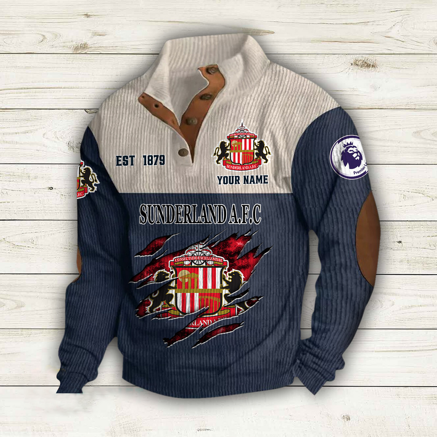 SUN  x EPL Double Breasted Stand Collar Hoodies DATND TANTD