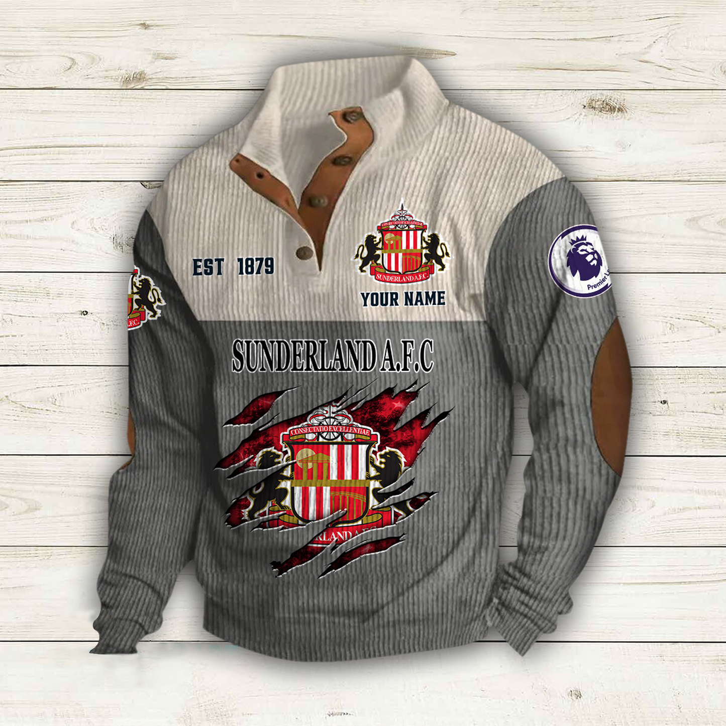 SUN  x EPL Double Breasted Stand Collar Hoodies DATND TANTD