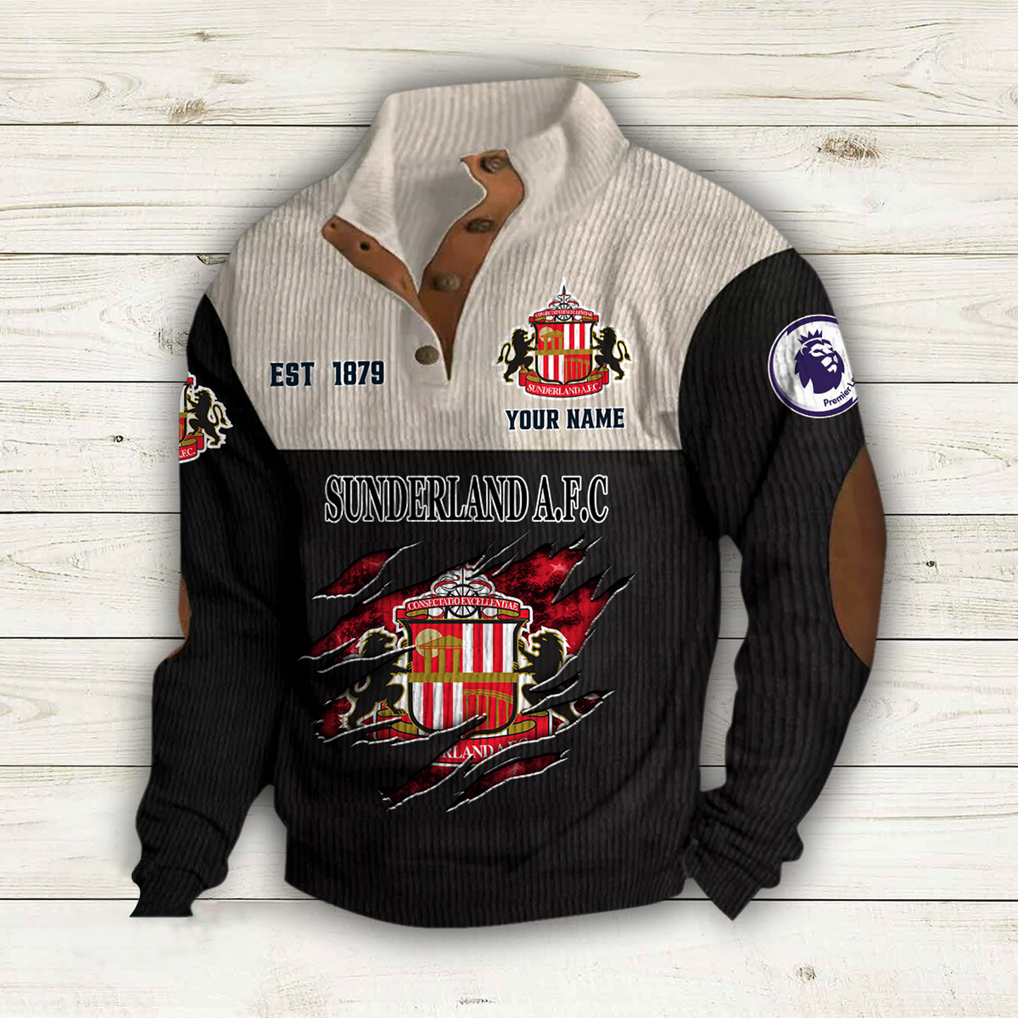 SUN  x EPL Double Breasted Stand Collar Hoodies DATND TANTD