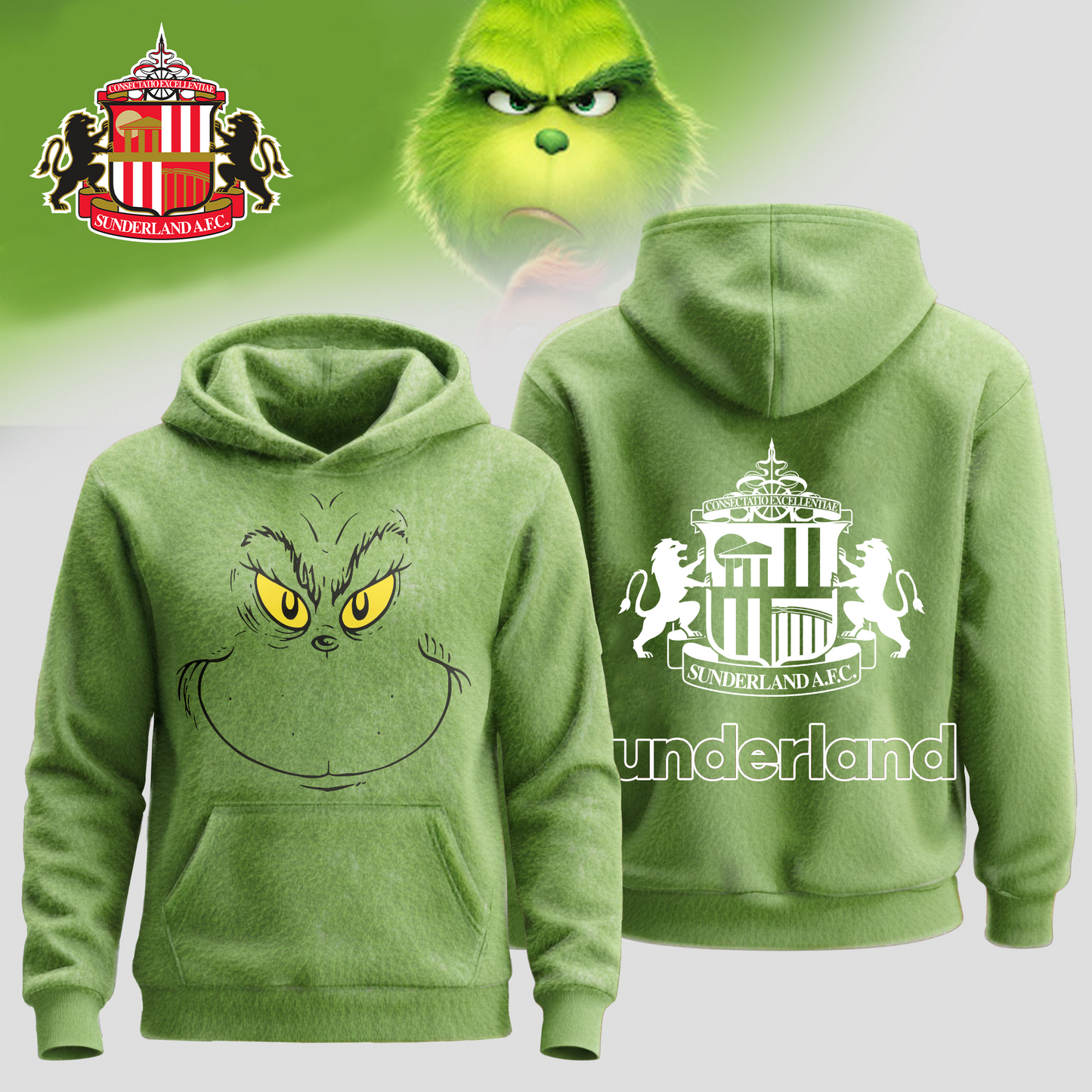 SUN Premium EPL Grinch Christmas Hoodie DDT CTND