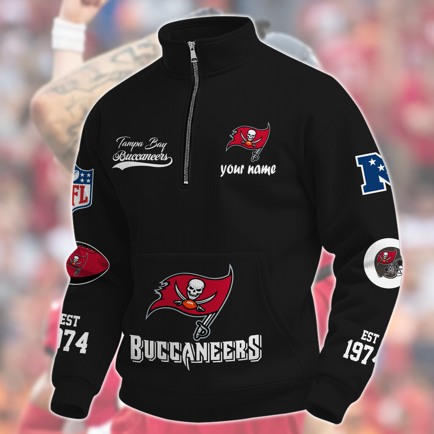 TB  x NFL Quarter-Zip Sweatshirt DatND DVT