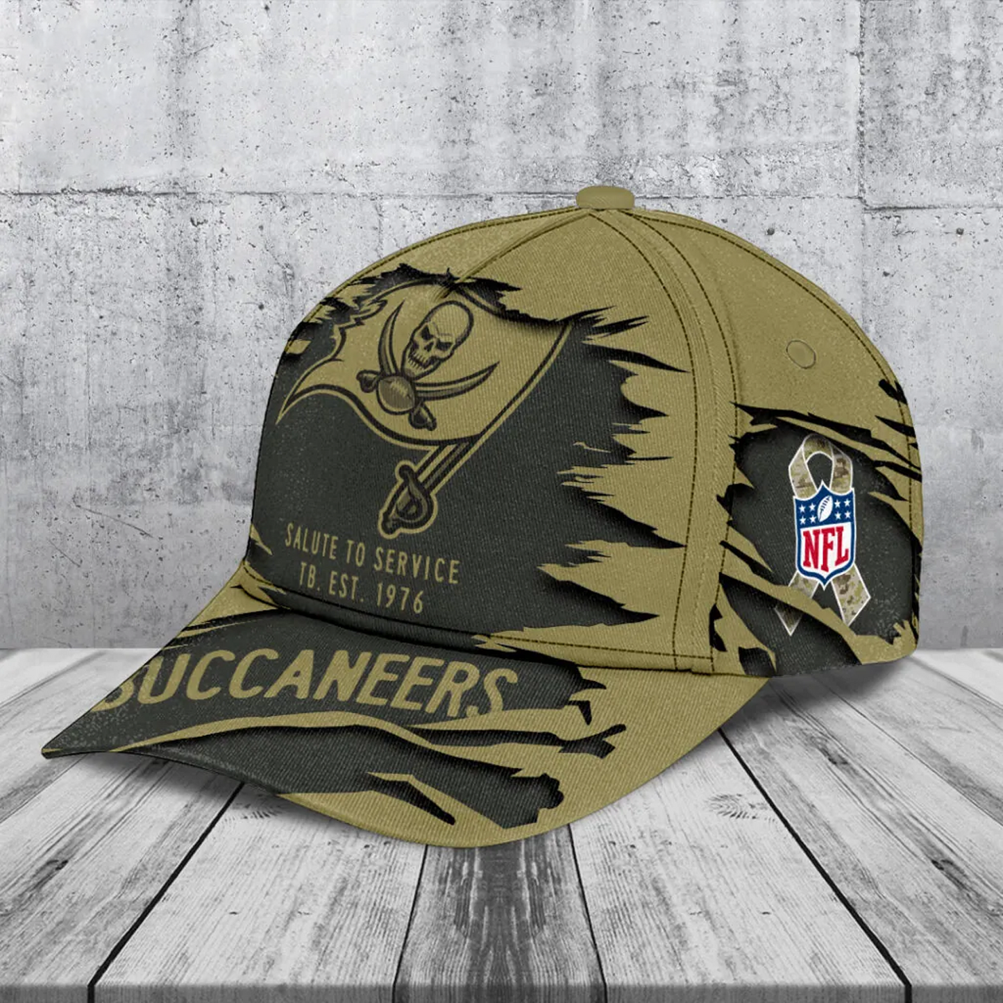 TB x NFL 2025 Salute to Service Classic Cap DATND TANTD