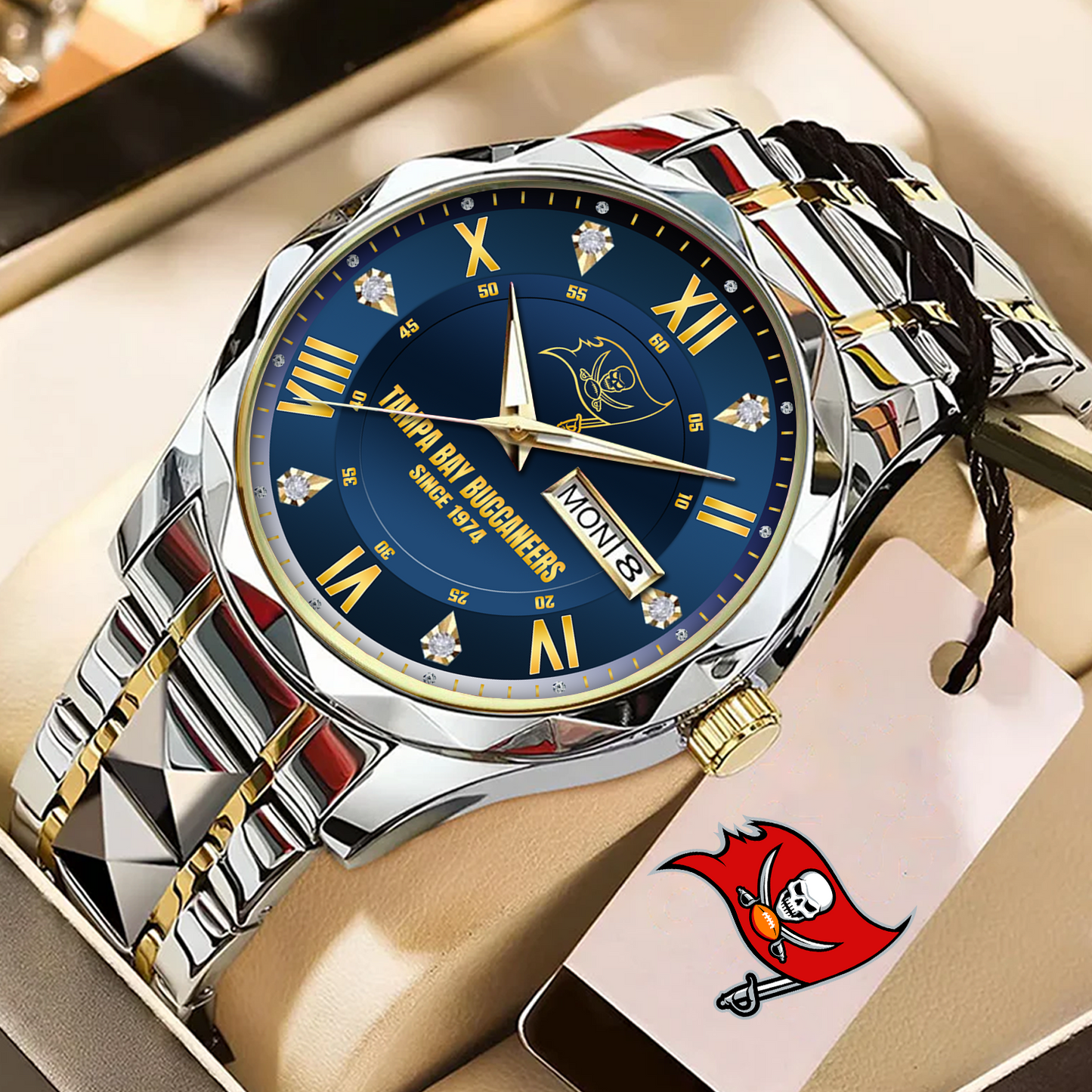 TB x NFL Alloy Luxury Quartz Watch DATND TANTD