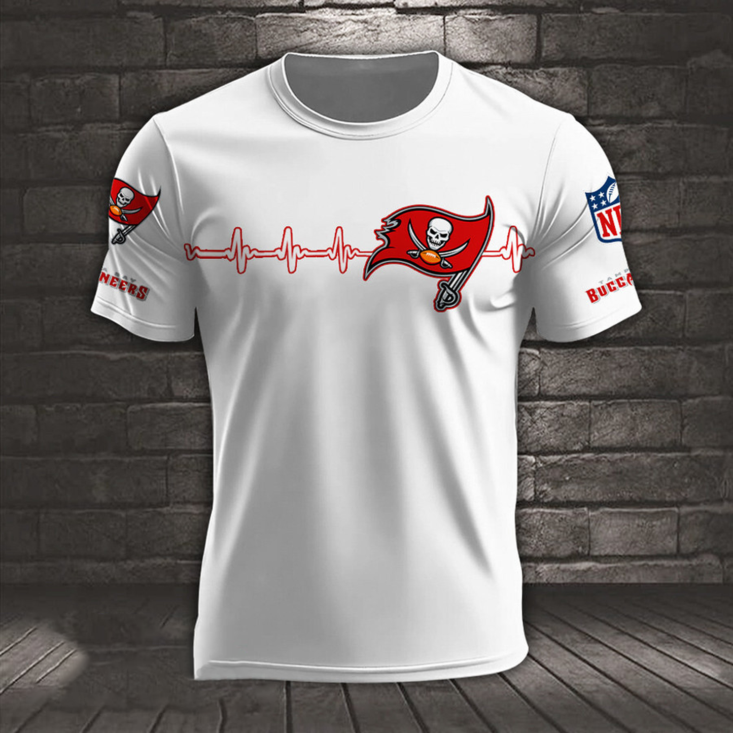 TB x NFL Heart Rate Map Special 3D Shirt DatND ThuongNH