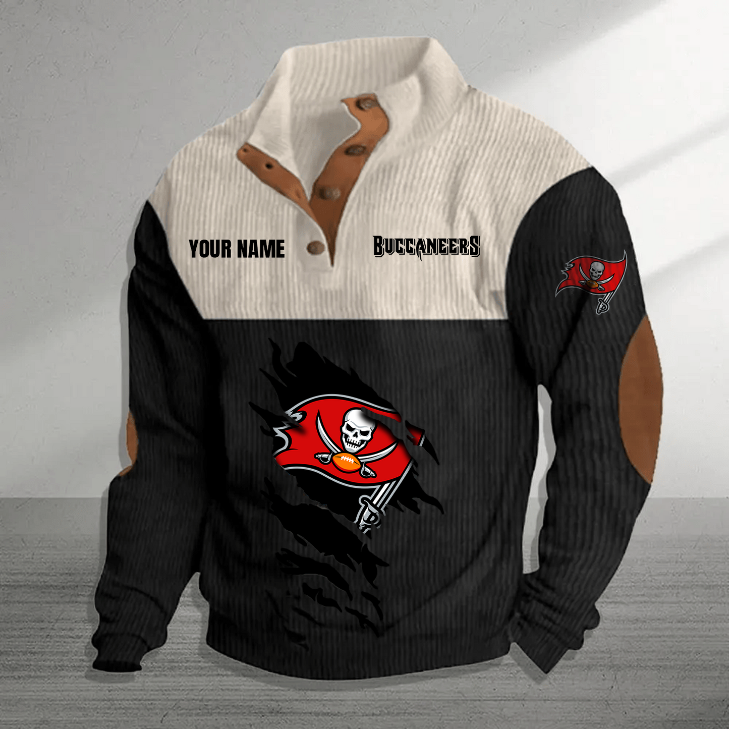 TB x NFL Premium Personalized Game-Day Pullover DATND TANTD