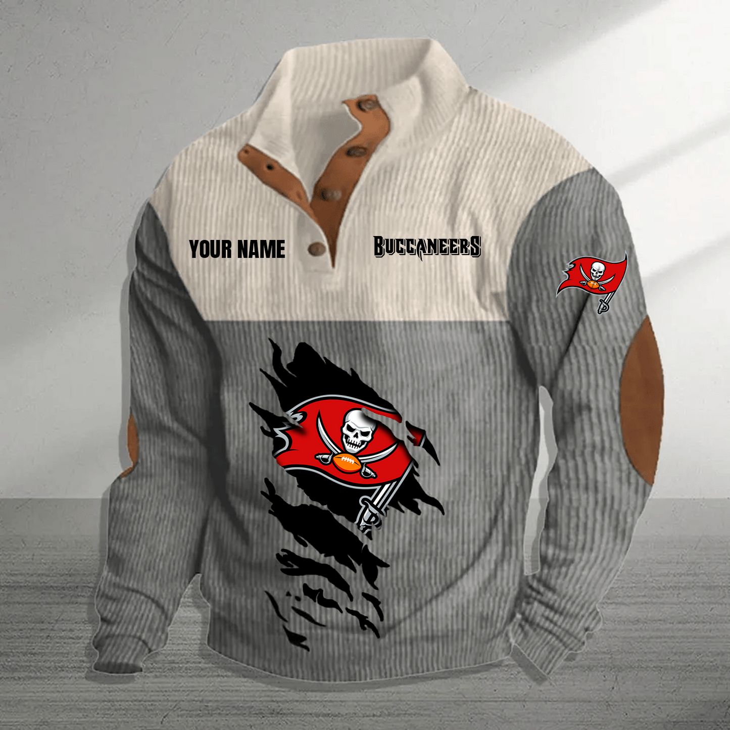 TB x NFL Premium Personalized Game-Day Pullover DATND TANTD