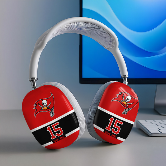 TB x NFL Special Airpod Max Case Cover Personalized DATND TANTD