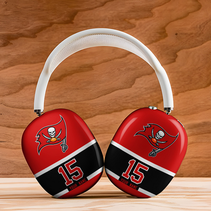 TB x NFL Special Airpod Max Case Cover Personalized DATND TANTD