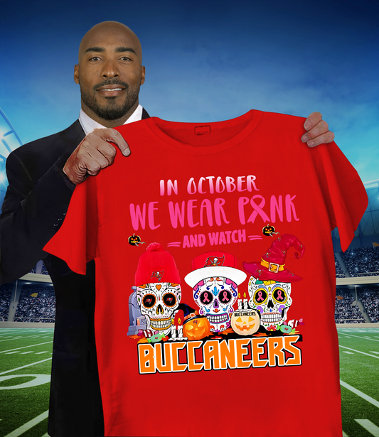 TB x NFL Sugar skull in October we wear pink and watch DATND TANTD