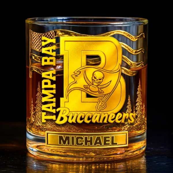 TBB  Premium NFL Golden Whiskey Fan Glass DDT HLPhuong