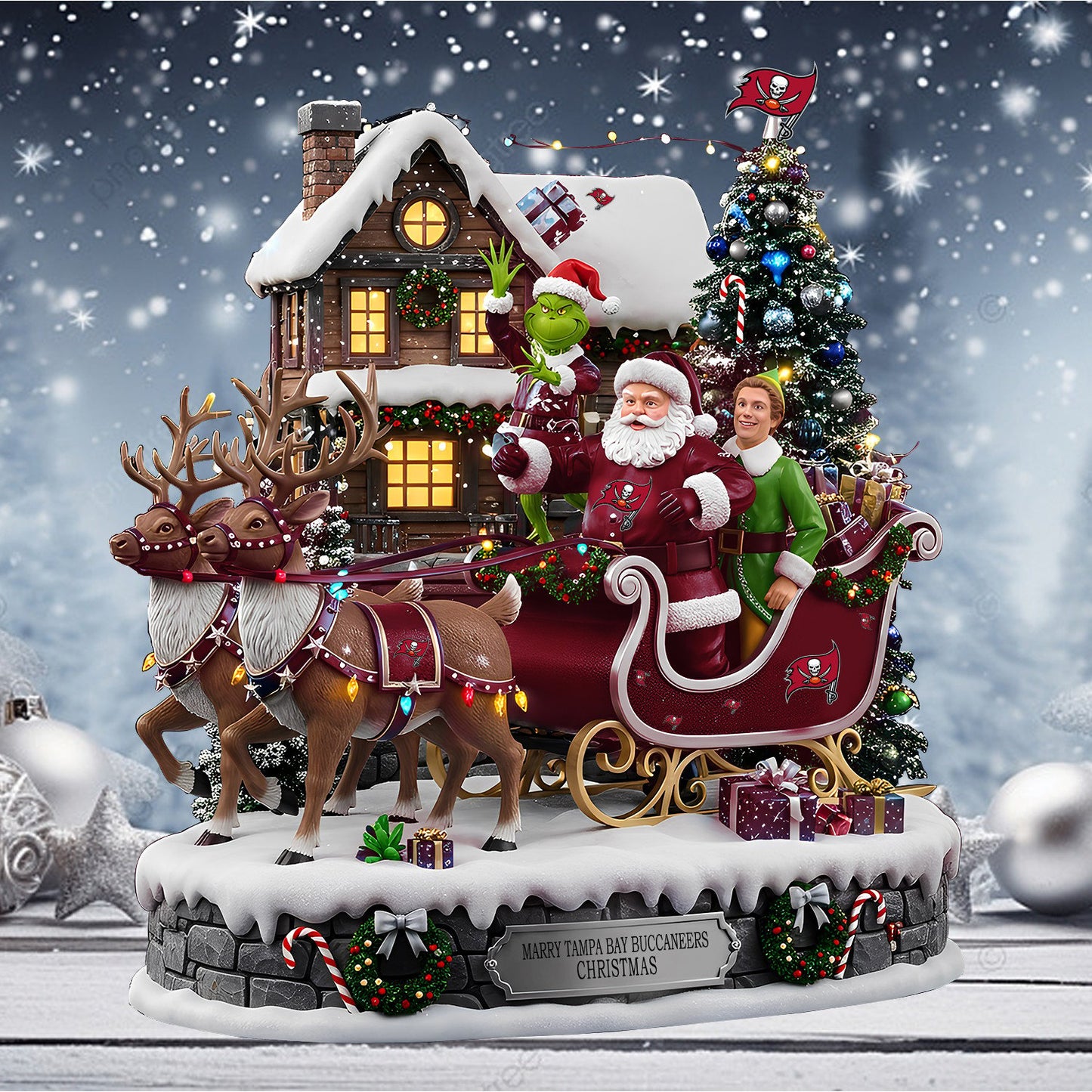 TBB Acrylic Block - NFL Christmas Gift For Fans DDT CTND