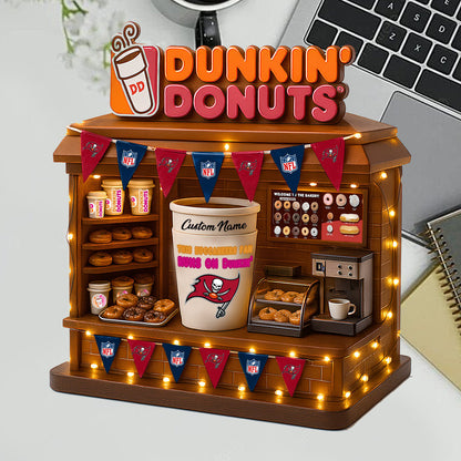 TBB Acrylic Block - NFL x Dunkin Donuts Gift For Fans DDT CTND