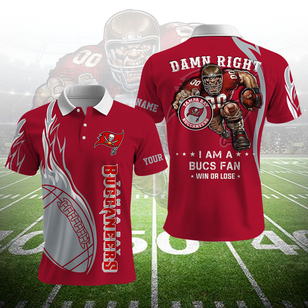 TBB NFL Team Mascot Polo Shirt DDT NTL