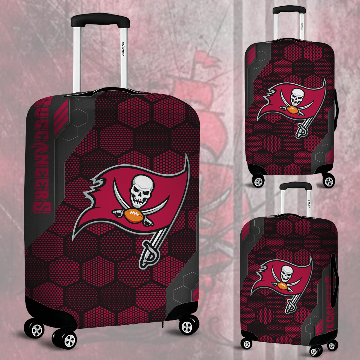 TBB NFL V3 Luggage Cover Suitcase Protector DDT NTL