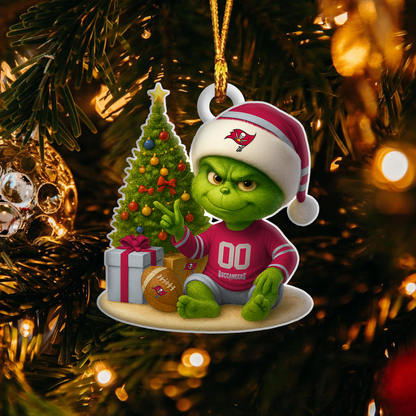 TBB NFL x Grinch Premium Ornament DDT NTL