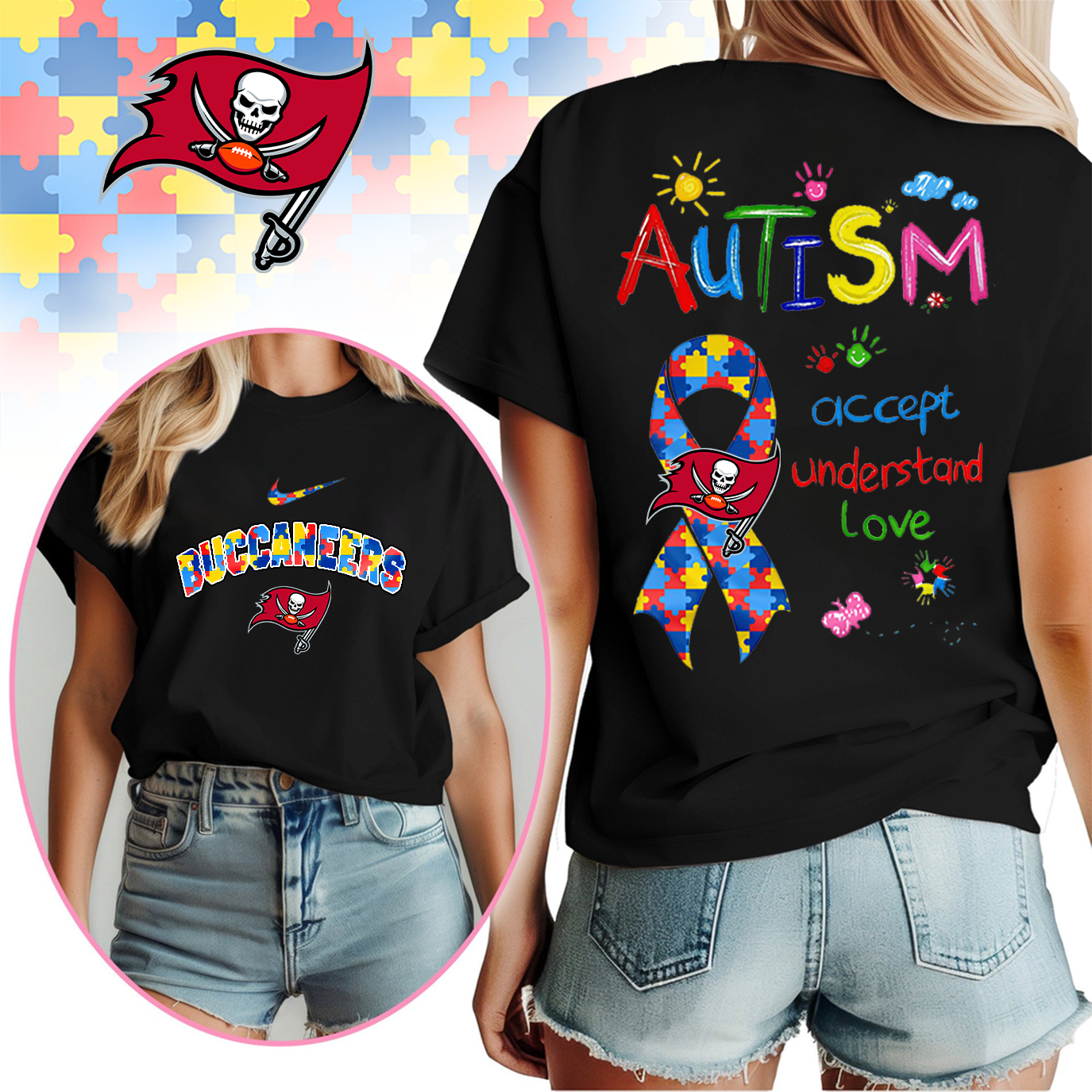 TBB Premium Autism Awareness 3D Shirt DDT TTV