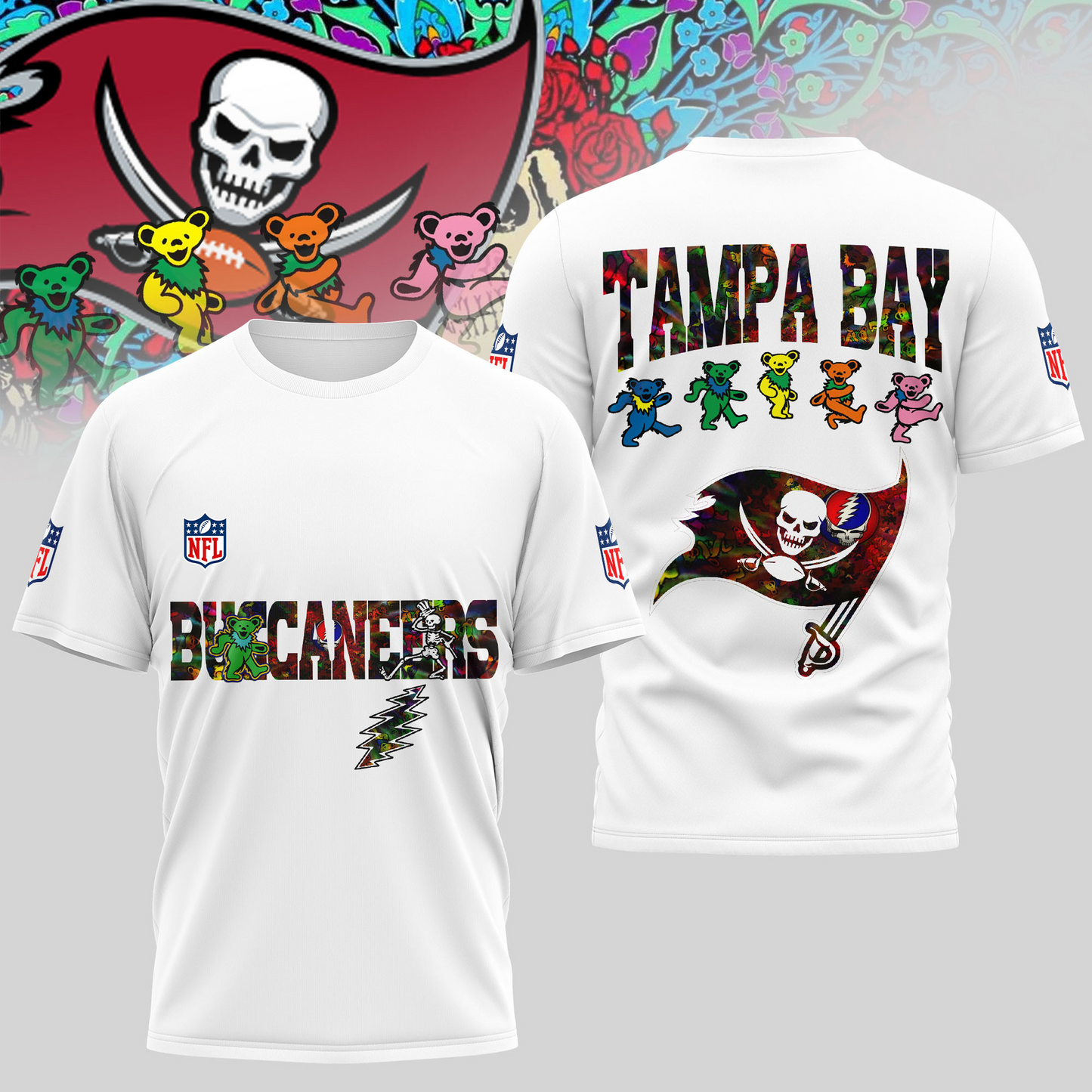 TBB Premium NFL Dancing Bear T-Shirt DDT HLPHUONG