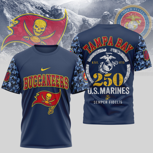 TBB Premium U.S.M.C 250 Years Semper Fi 3D Shirt DDT TTV