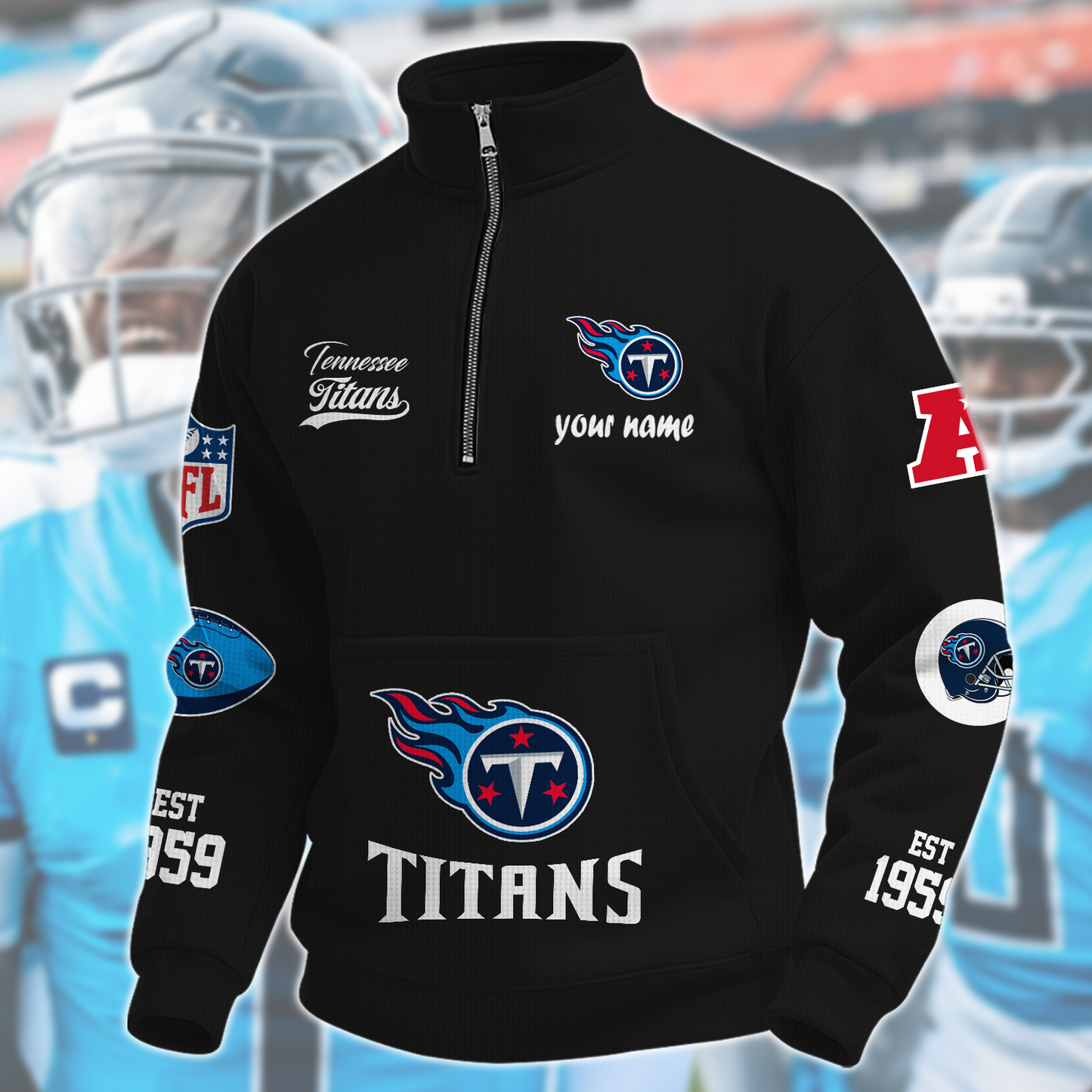 TEN  x NFL Quarter-Zip Sweatshirt DatND DVT