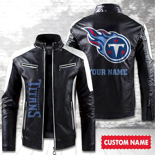 TEN American Football Men Leather Jacket Custom Any Name Gifts DatND DVT