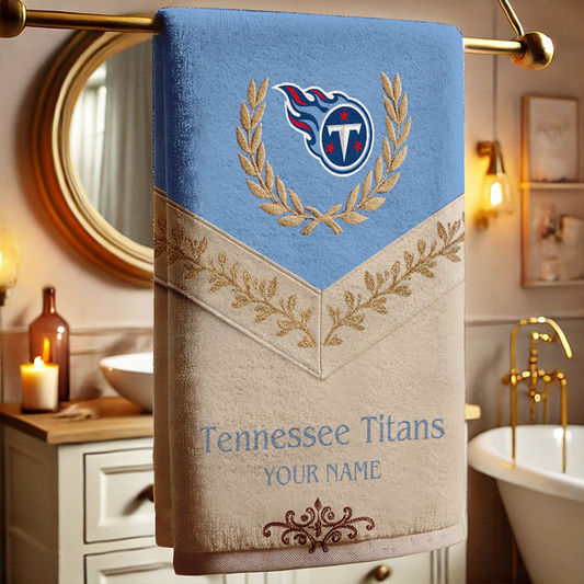 TEN Football New Bath Towel Custom Name DATND TANTD