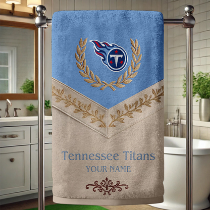 TEN Football New Bath Towel Custom Name DATND TANTD