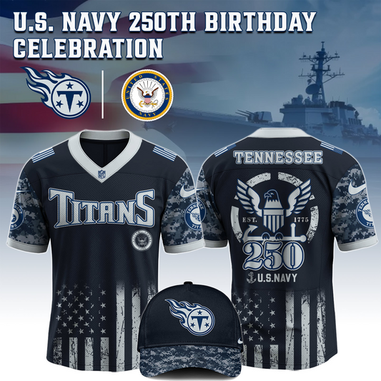 TEN x 250 U.S. Navy 250th Birthday Celebration Jersey DatND DVT