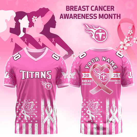TEN x Breast Cancer Awareness Month 2025 V-neck Short Sleeve Jersey DatND DVT