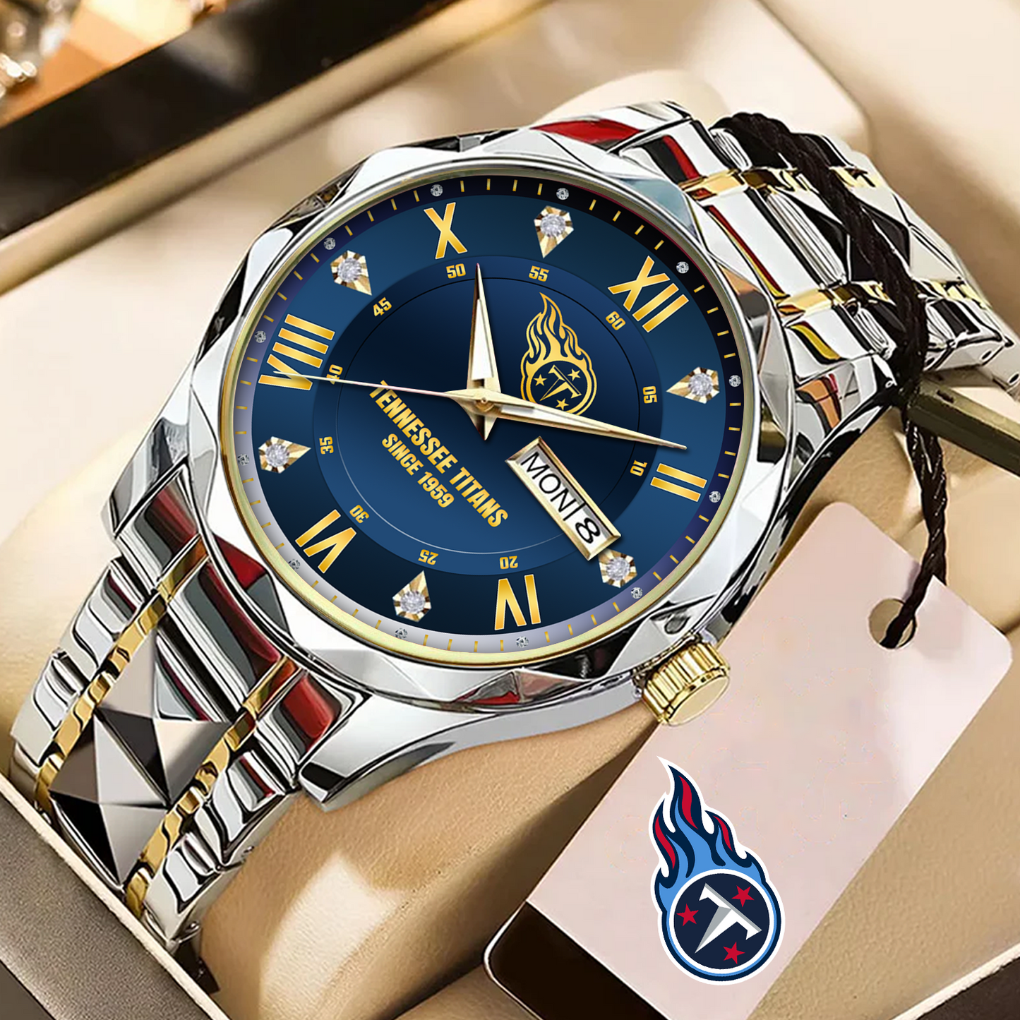 TEN x NFL Alloy Luxury Quartz Watch DATND TANTD