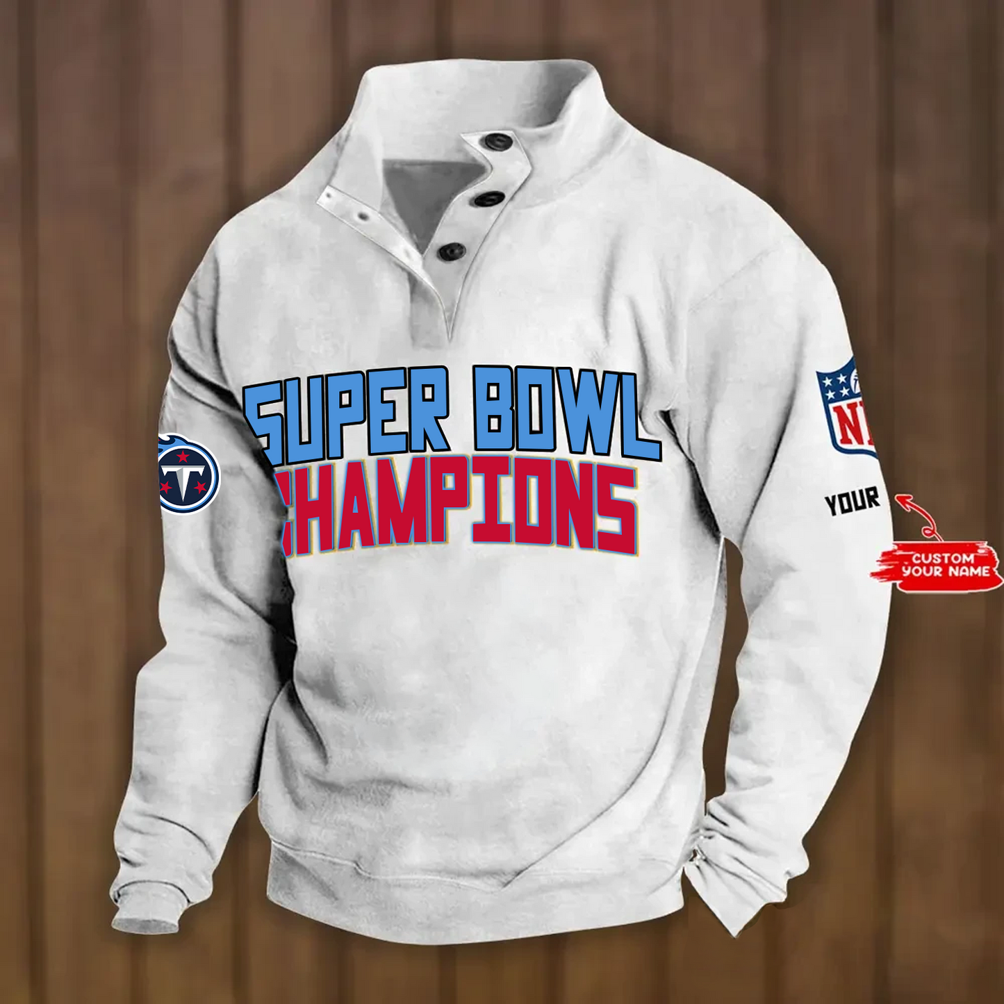 TEN x NFL Double Breasted Stand Collar Hoodies DATND TANTD