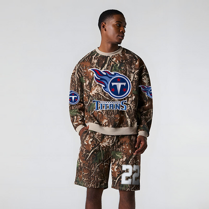 TEN x NFL Football Full Set Long Sweatshirt And Short Pants DATND TANTD
