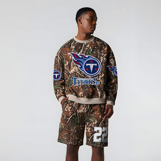 TEN x NFL Football Full Set Long Sweatshirt And Short Pants DATND TANTD