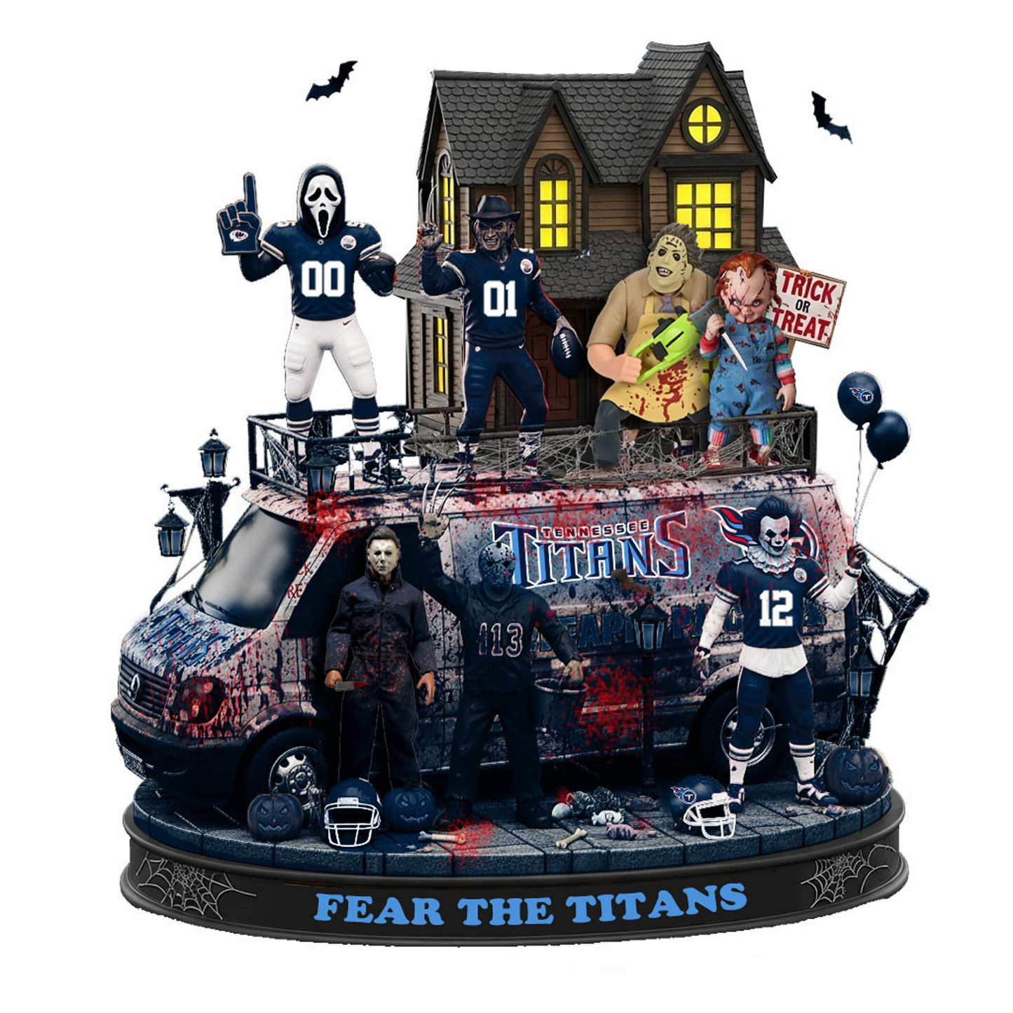 TEN x NFL Halloween Acrylic Plaque DATND TANTD