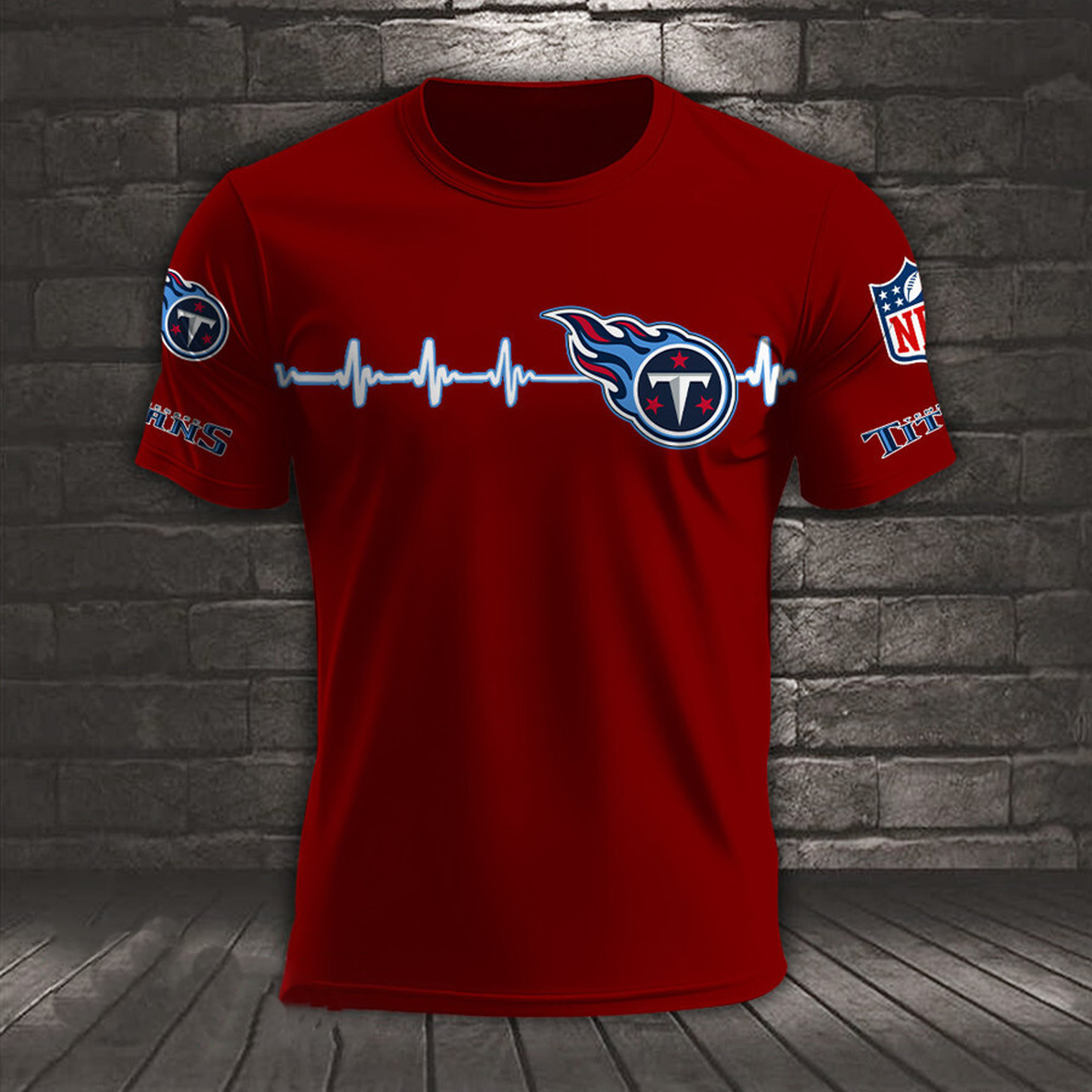 TEN x NFL Heart Rate Map Special 3D Shirt DatND ThuongNH