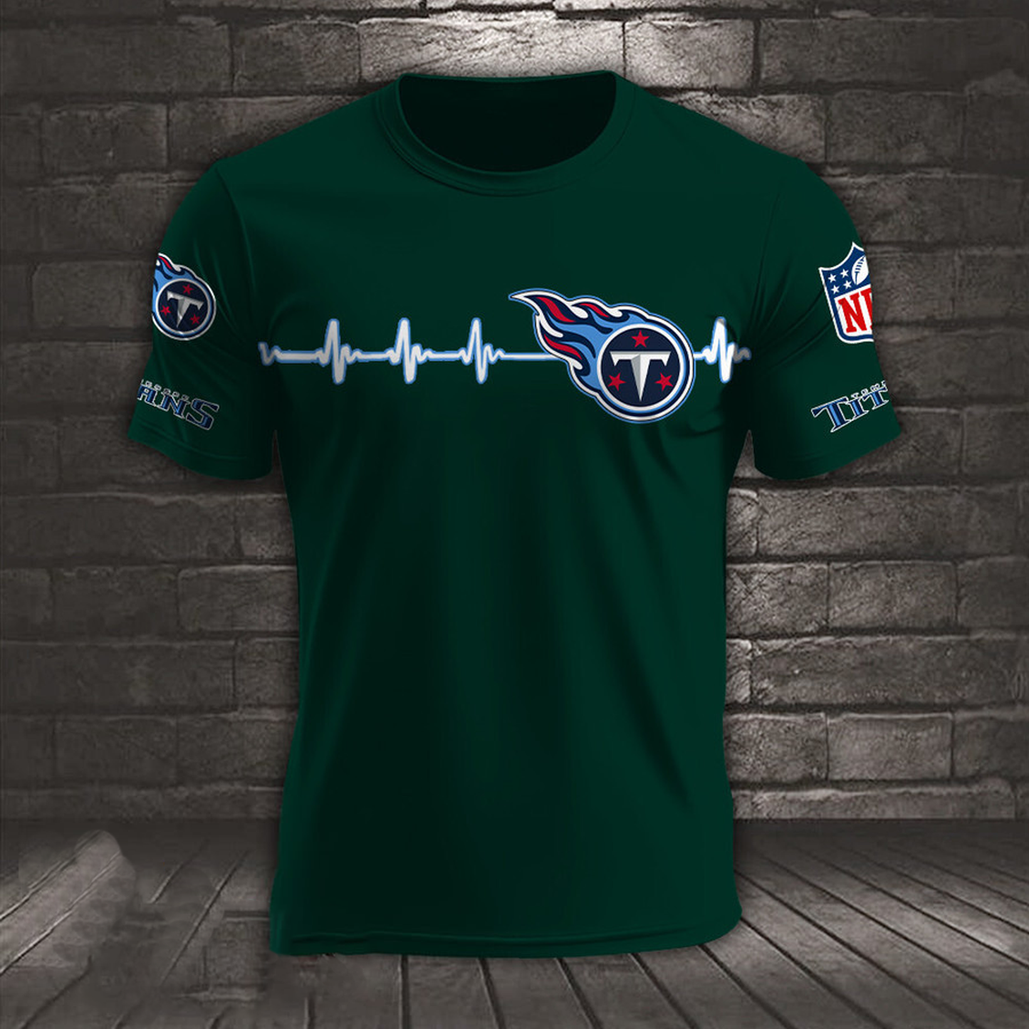 TEN x NFL Heart Rate Map Special 3D Shirt DatND ThuongNH
