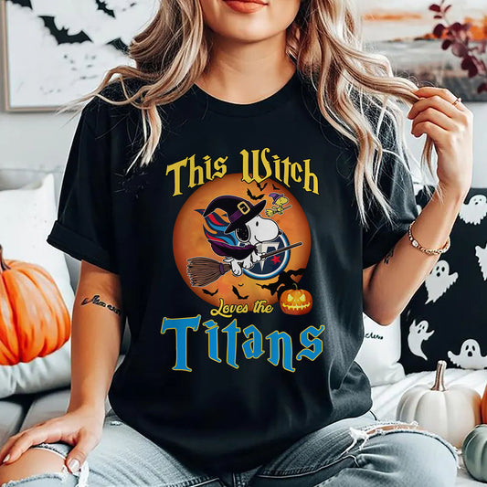 TEN x NFL This Witch Snoopy Love This 2D Shirt DatND DVT