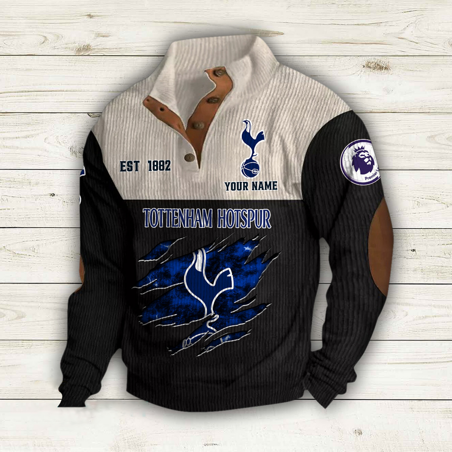 TOT  x EPL Double Breasted Stand Collar Hoodies DATND TANTD