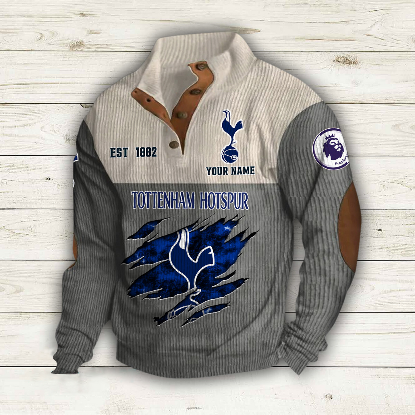 TOT  x EPL Double Breasted Stand Collar Hoodies DATND TANTD