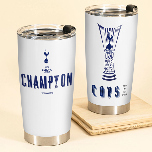 TOT UEFA Europa League Champion 2025 V15 Tumbler DDTCTND
