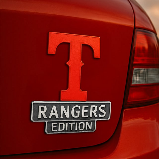 TR Premium 3D Car Name Badge DDT TTV