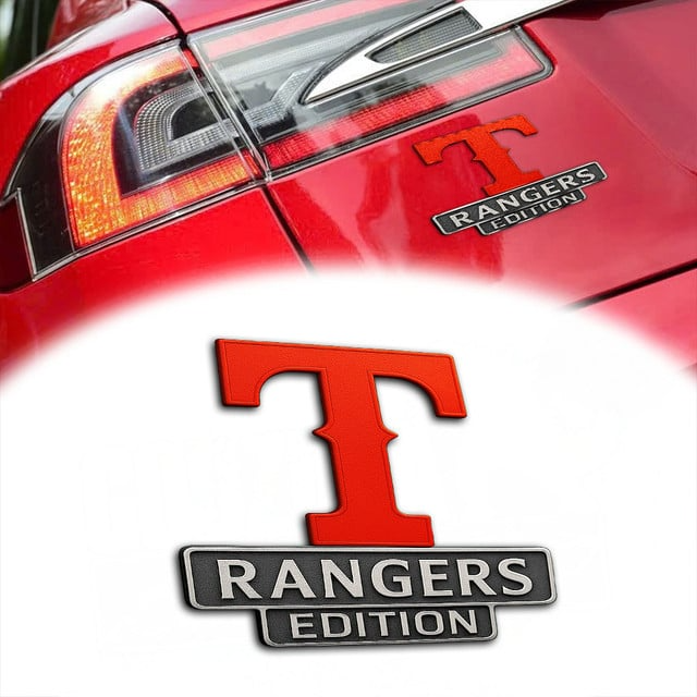 TR Premium 3D Car Name Badge DDT TTV