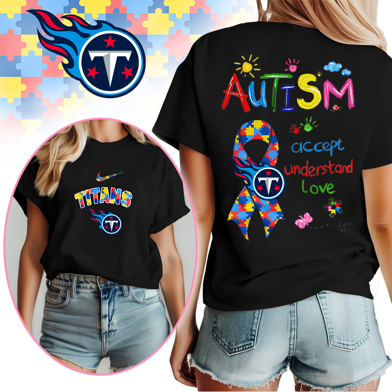 TT Premium Autism Awareness 3D Shirt DDT TTV