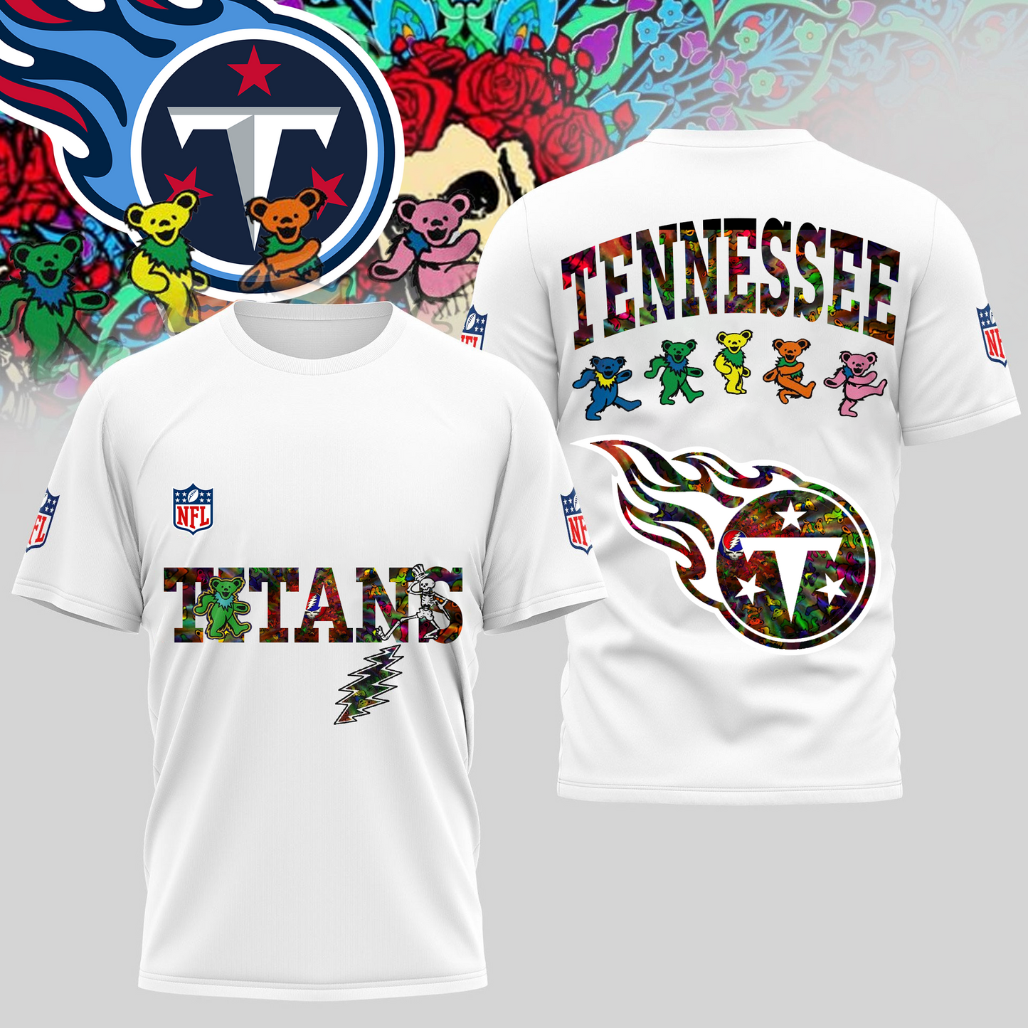 TT Premium NFL Dancing Bear T-Shirt DDT HLPHUONG