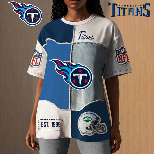 TT Premium NFL Patchwork Vintage T-Shirt DDT CTND