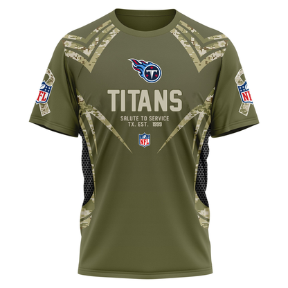 TT Premium NFL Salute to Service Camo 3D Shirt DDT CTND