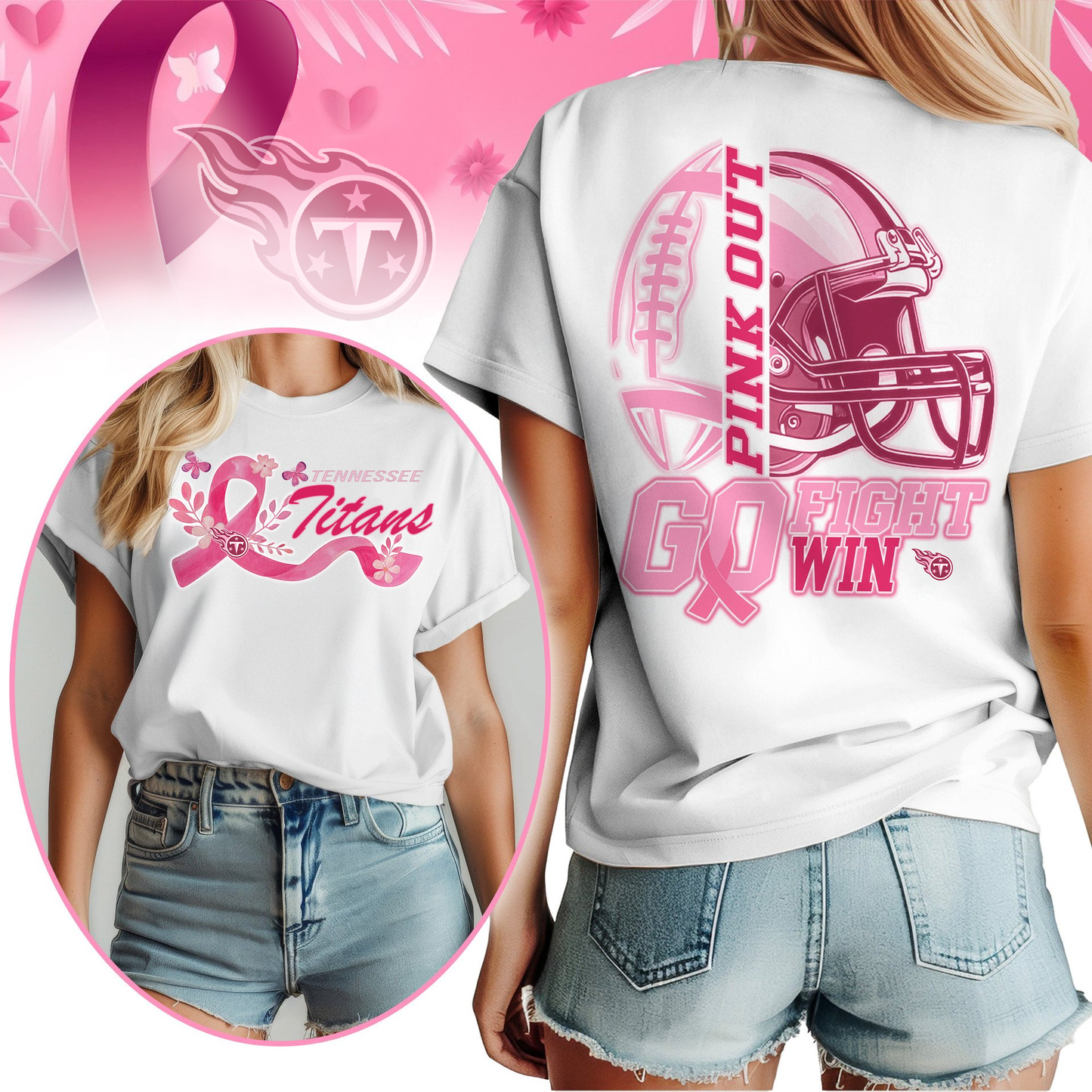 TT Premium Tackle Breast Cancer Women's Shirt DDT TTV