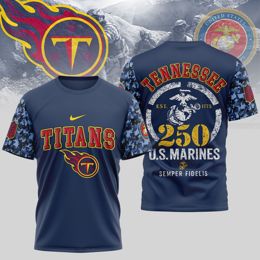 TT Premium U.S.M.C 250 Years Semper Fi 3D Shirt DDT TTV